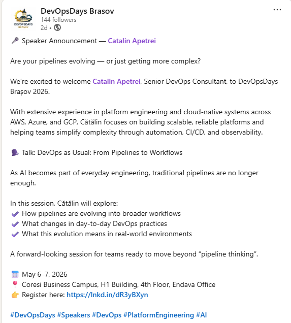 DevOps Days announcement