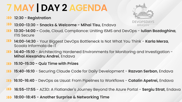Day 2 agenda